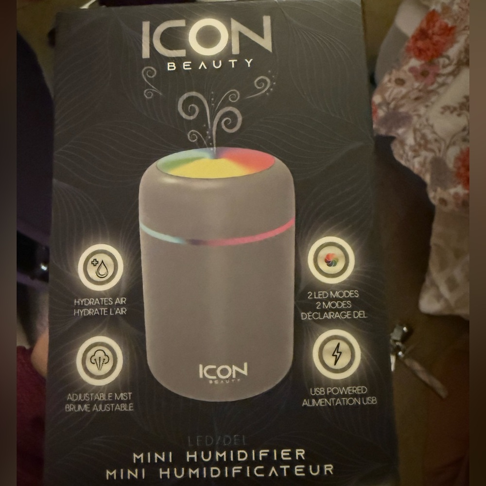 LED Mini Humidifier - Gray